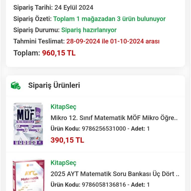 Kitap Seç Siparişimi Kargoya Verin