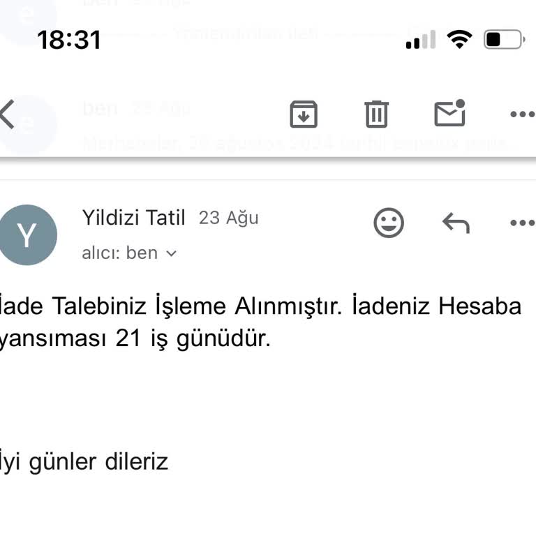 Tatil Yıldızı Tatilyıldızı Tur Firması Ücret İademizi Yapmıyor!