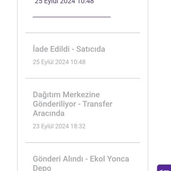 Hepsijet Ürünler Teslimat Sürecindeyken Yoldan Geri Dönüp İade Edildi
