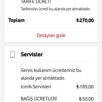 Vodafone'dan Onaysız Üyelik ve Haksız Ücretlendirme