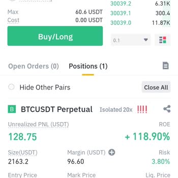 Binance cambió el precio de liquidación de mi posición apalancada sin aviso