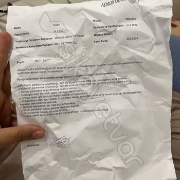Burberry Gözlük Camımda Soyulmalar Var