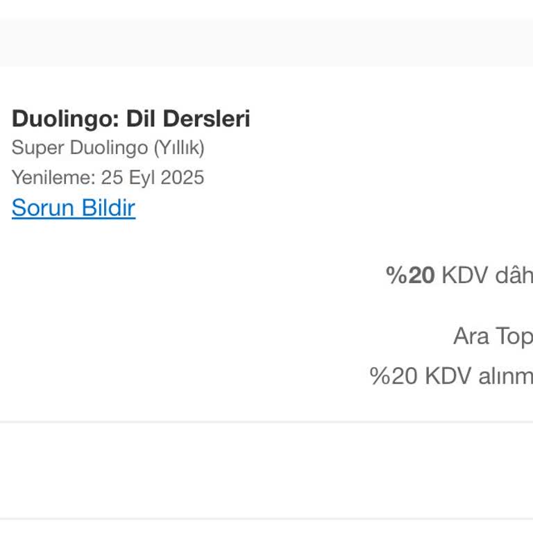 Duolingo Ücretsiz Deneme Süresi Sonunda Beklenmedik Ücretlendirme