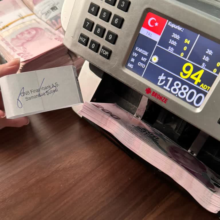 TEB Şubesinde Eksik Para Verilmesi