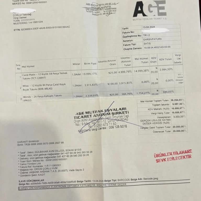 Bernardo Mağazasından Aldığım Ürünlerin Teslimat Ve Kalite Sorunları