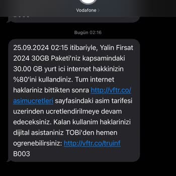 Bir Gecede Tükenen 17 GB İnternet Paketi Sorunu