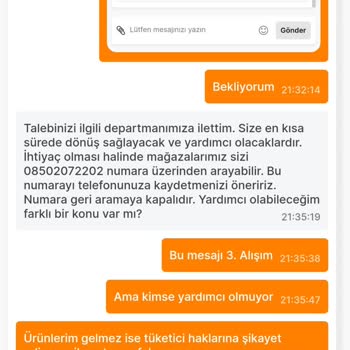 Migros Sanal Market Ürünlerimi Vermiyor