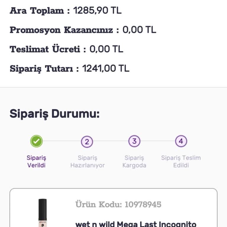 Gratis Kargo Süresi Problemi