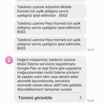 Vodofonepay Haksız Abonelik Ücretleri