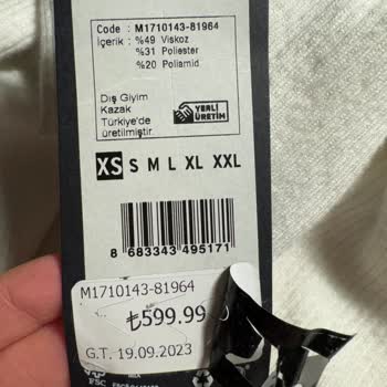 Mavi Markasının Kasada Etiket Değişimi