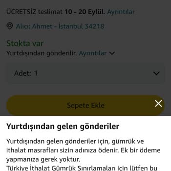 Amazon Yalan Bilgi Veriyor, Sorumluluk Almıyor.