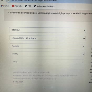 İData İtalya Vize Randevu Sorunu