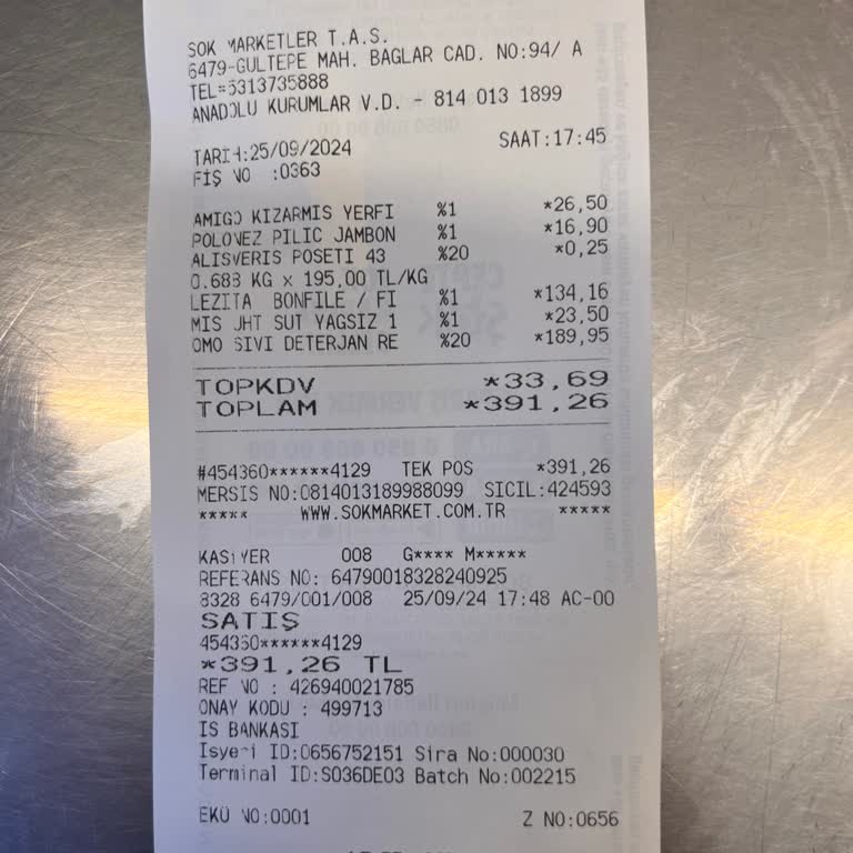 Şok Market Çalışan Üslubu Hatalı İşlem