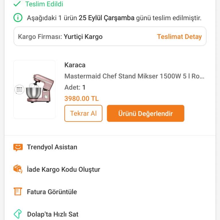 Karaca Züccaciye Hamur Yoğurma Makinesi Teslimat Ve Servis Sorunları!