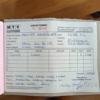 Evkur Yanlış Televizyon Teslimatı Ve İade Sürecinde Yaşanan Sorunlar