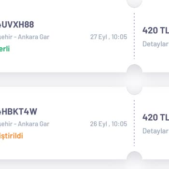 TCDD Değişim Yerine Para Kesti