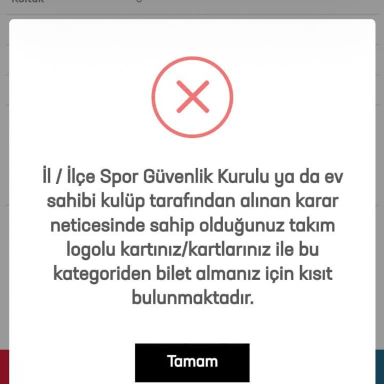 Passolig Maç Bileti Alamıyorum