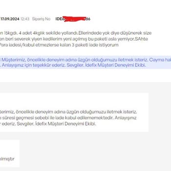 İdefix Sahte Kedi Maması Satması