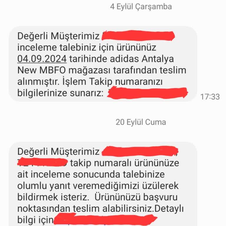 Adidas Birkaç Defa Kullanmada Deforme Olan Tişörtü Değiştirmiyor.
