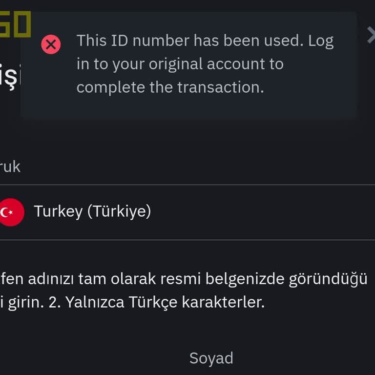 Binance Kimlik Bilgilerim Üstüne Hesap Var