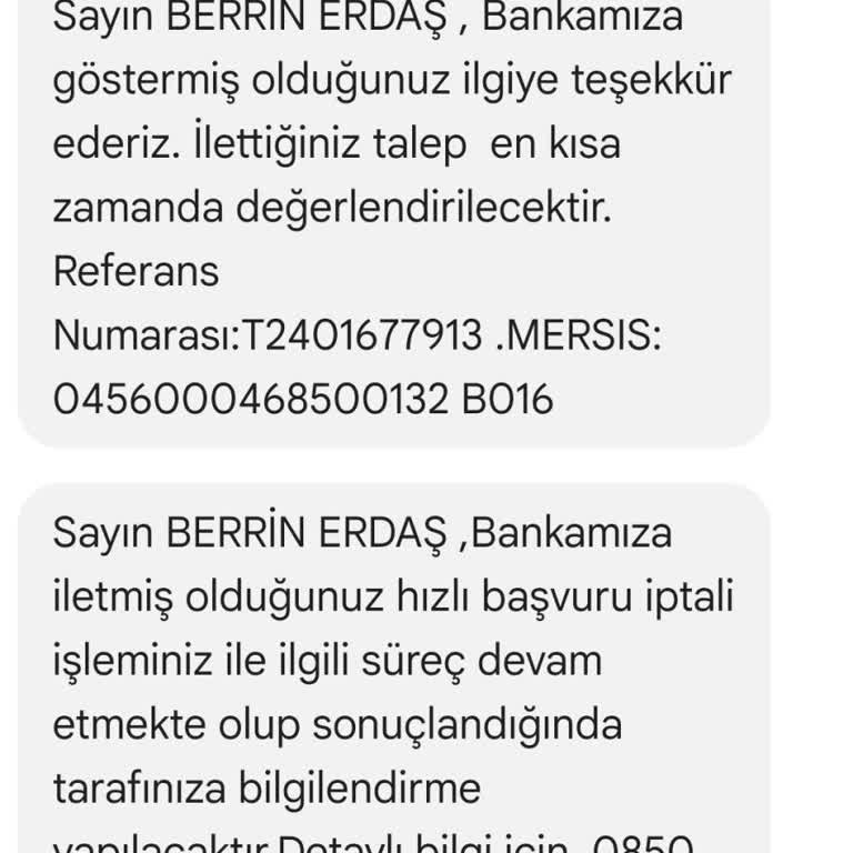 Halkbank İstenmeyen Kredi Kartı