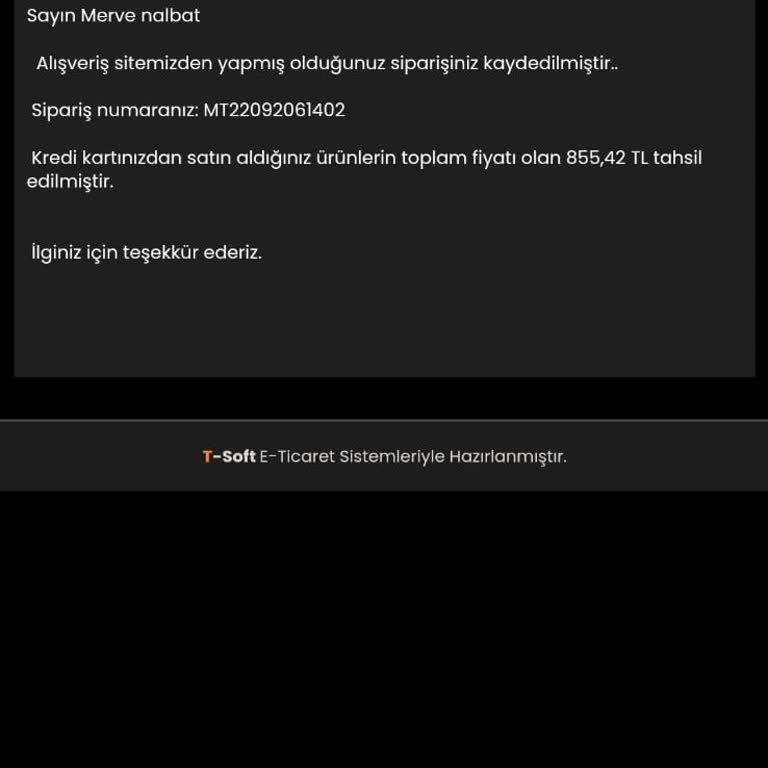 Manuka Siparişim Kargoya Verilmedi