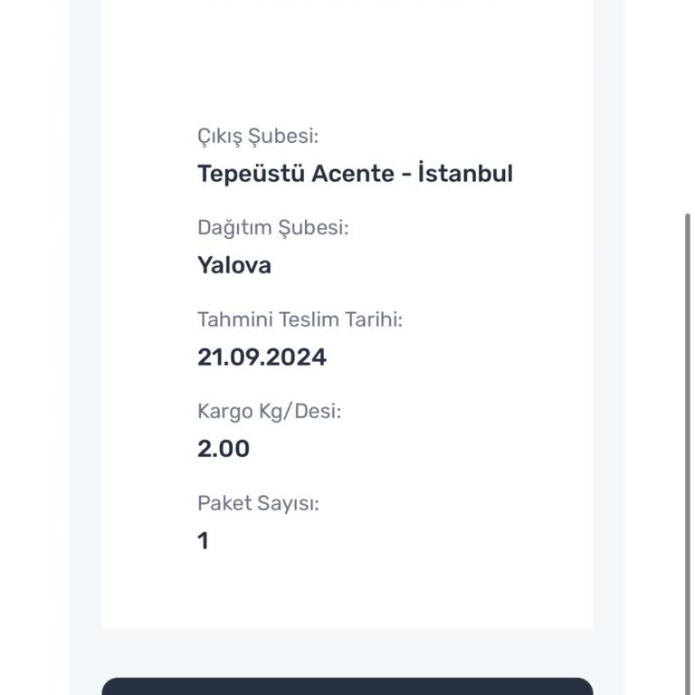 Trendyol Dağıtıma Çıkmayan Kargo