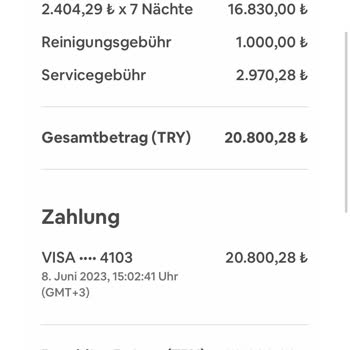 Airbnb cobra más de lo indicado en la factura