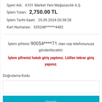 Sipay Milyon Yapi Top Up A101 Online Mağazacılık