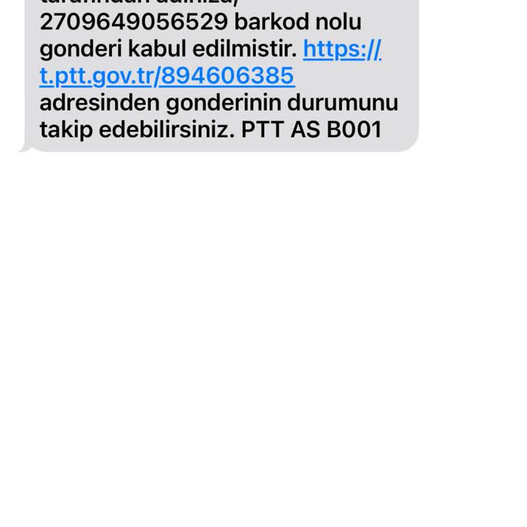 Ziraat Bankası A S Alma Mesajı