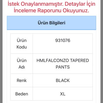 Hummel Hatalı Kesim Ve Dikiş İle Gelen Eşofman Sorunu