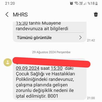 MHRS Randevu İptal Ediyor