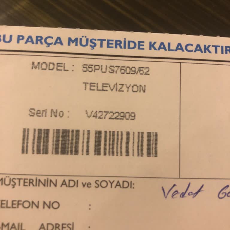 PHILIPS TV Yanlış Ürün Teslimatı Ve Güven Sorunu