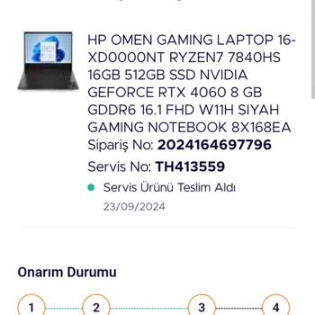 Yeni Alınan HP Omen Bilgisayar Arızası Ve Teknik Servis Mağduriyeti.