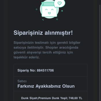 Shopier İade İstiyorum Geri Dönüş Alamıyorum