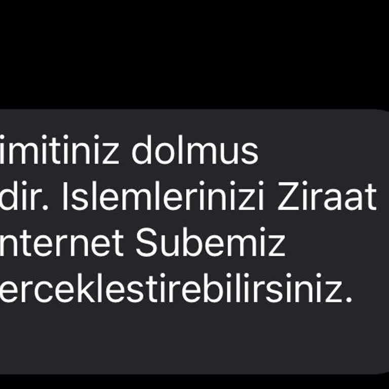Ziraat Bankası Bakiye Sorgulama Limiti