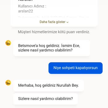 Betsmove Siteye Erişim Sorunu Ve İlgisizlik