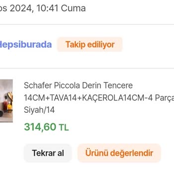 Schafer Tencere Seti Kapağı Kırık Geldi Ve Sorun Çözülmedi