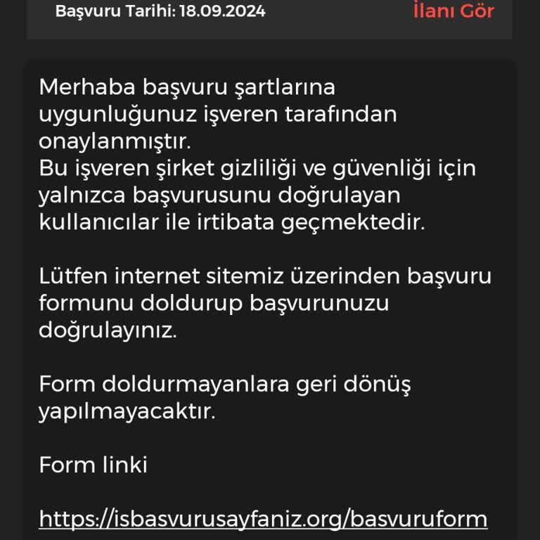 İşin Olsun İş Başvurusunda Kimlik İstendi