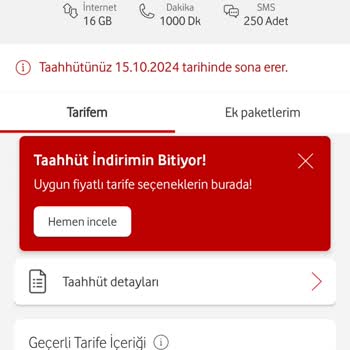 Vodafone Taahhüt Detaylarında Belirsizlik ve Yüksek Tarifeler