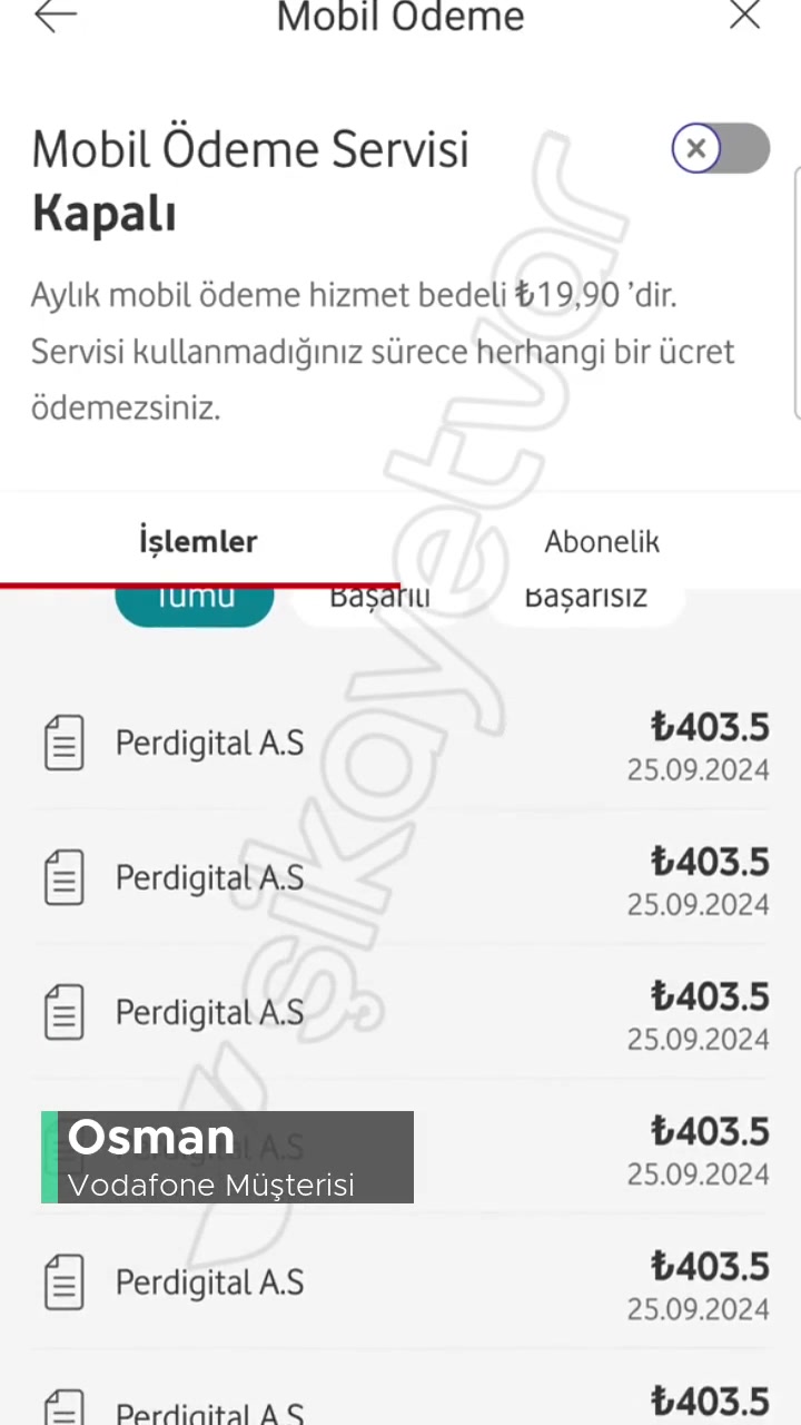 Vodafone Haksız Para Çekilmesi! videonun kapak resmi