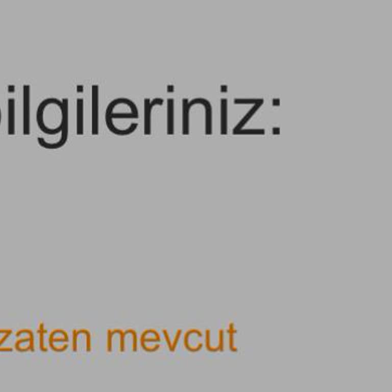 Dyson Seri Numarası Zaten Mevcut Uyarısı