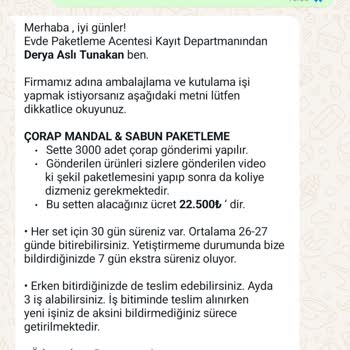 Evde Ek İş Paketleme Şirketi