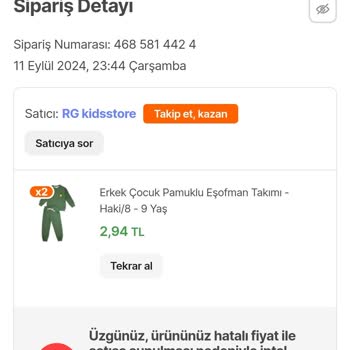 Hepsiburada Sipariş İptal Ediyor