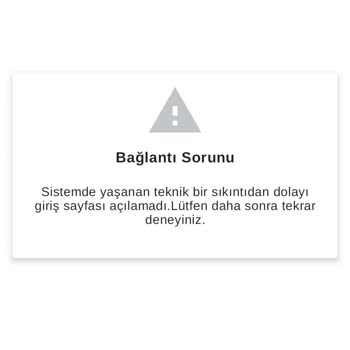 E-Devlet (Turkiye.gov.tr) Sistem Hatası