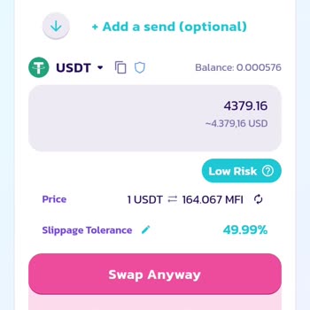 No puedo vender Pancakeswap MFI Token, necesito ayuda