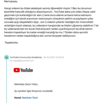 Mi cuenta de YouTube fue suspendida injustamente