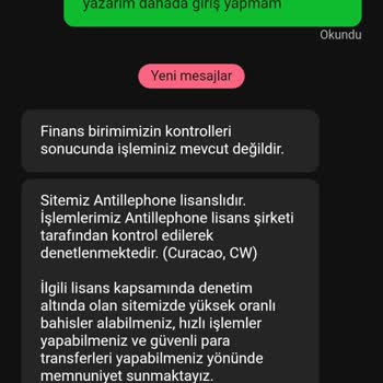 Megabahis'te Yatırım Sorunu Ve Üyelik İptali Talebi