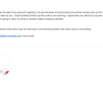 Problemas con el soporte de Etsy para la verificación en dos pasos