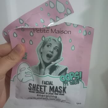 Petite Maison Türkiye Petite Maison Yüz Maskesi Hatalı Geldi